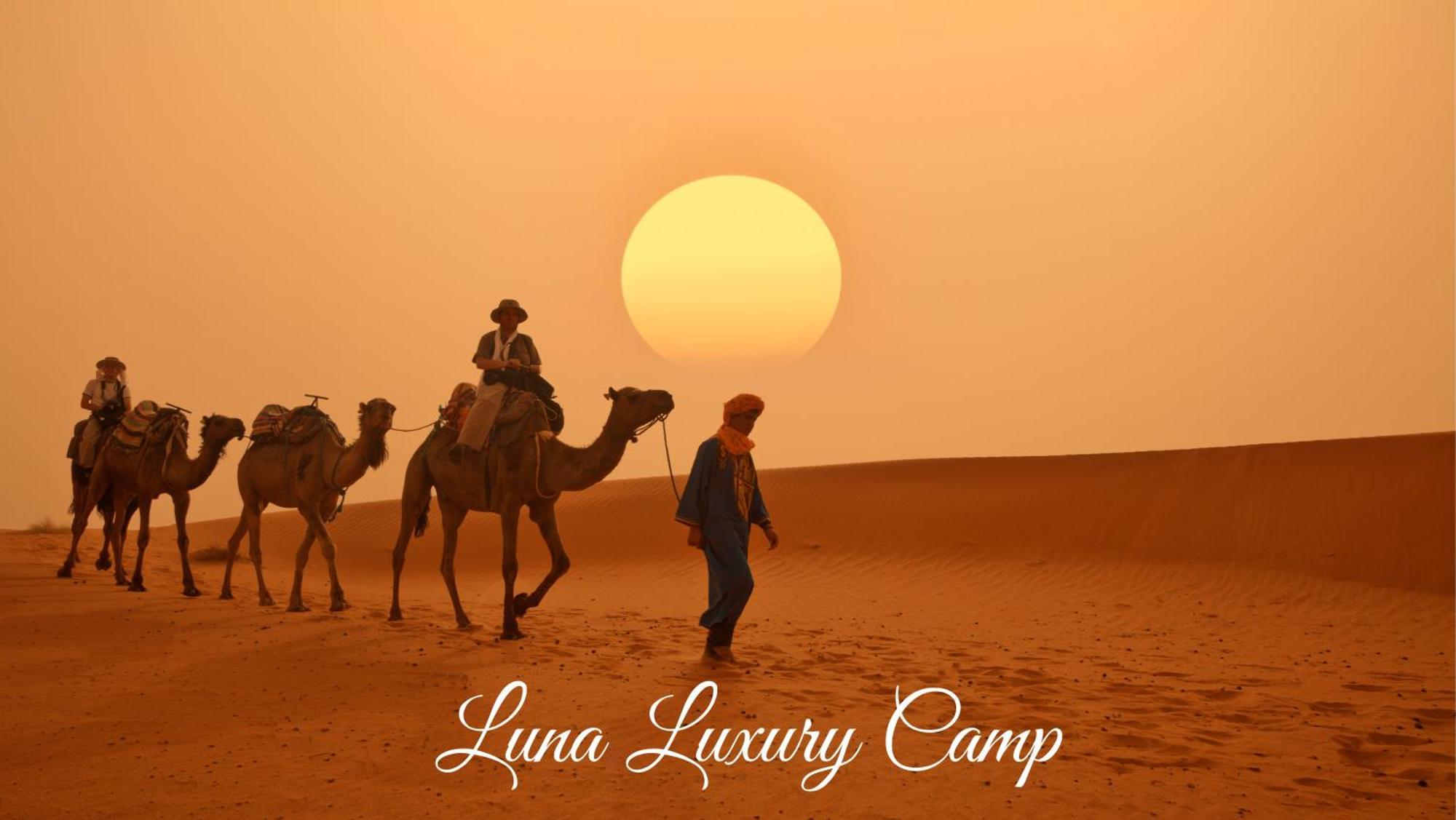 Hotel Luna Luxury Camp Merzouga Esterno foto
